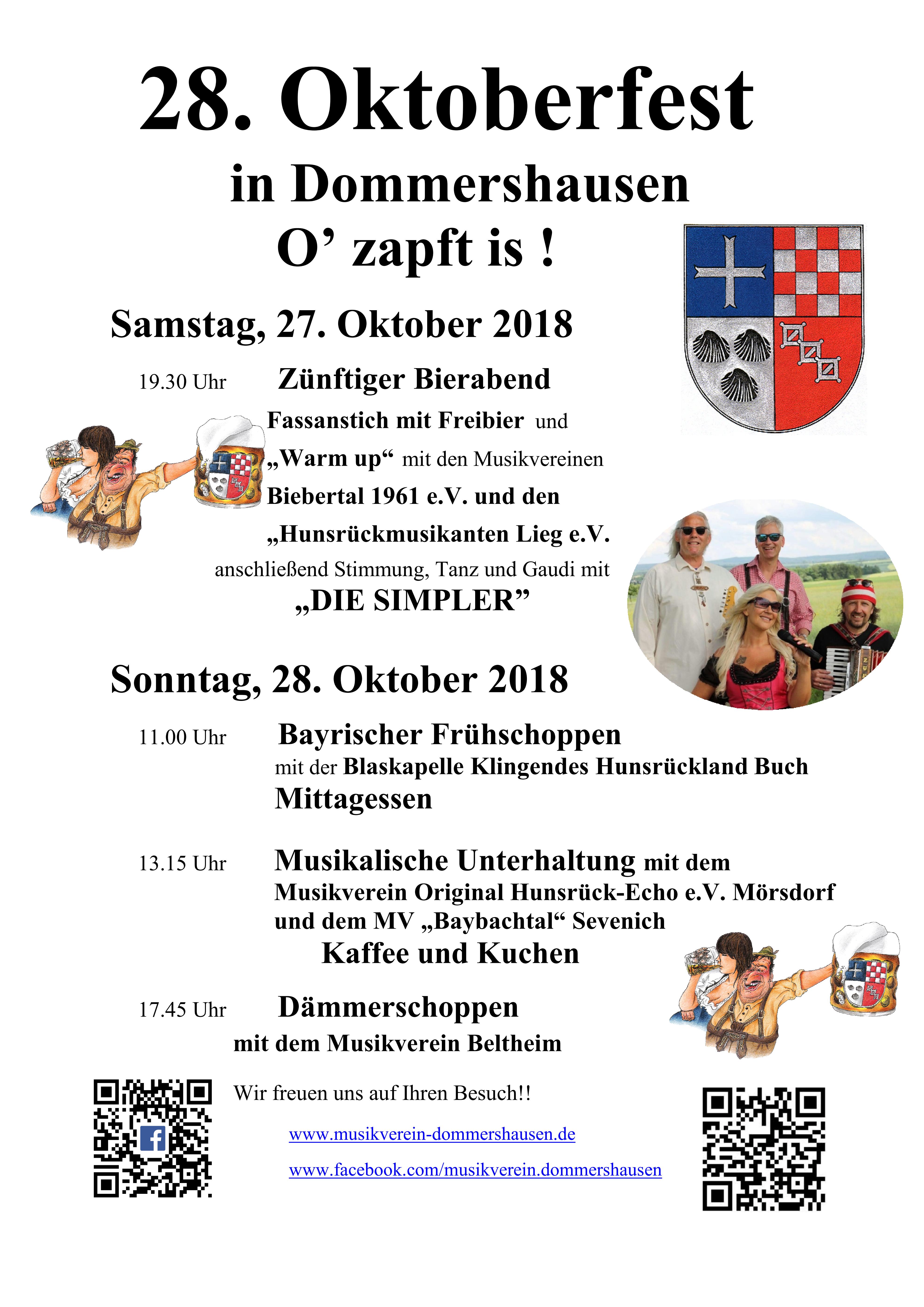 Oktoberfest 2018 In Dommershausen Og Dommershausen